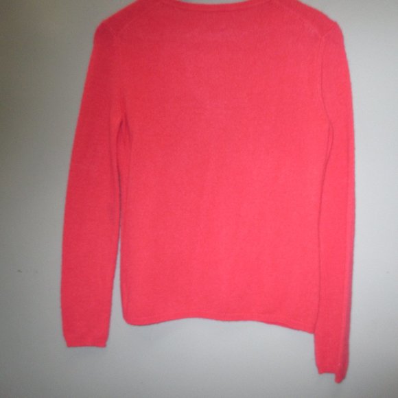 Cashmere By Charter Club Women's Sweater Size XS 100% Cashmere Red Sweater - Picture 7 of 11